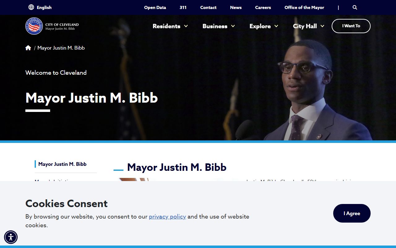 Cleveland Mayor's Office page for Cleveland bench warrants