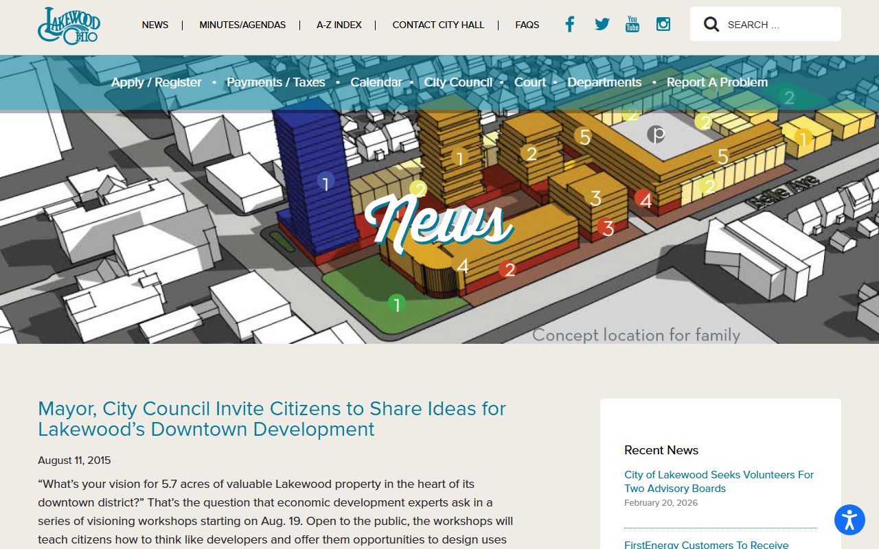 Lakewood Mayor's office page for Lakewood bench warrants