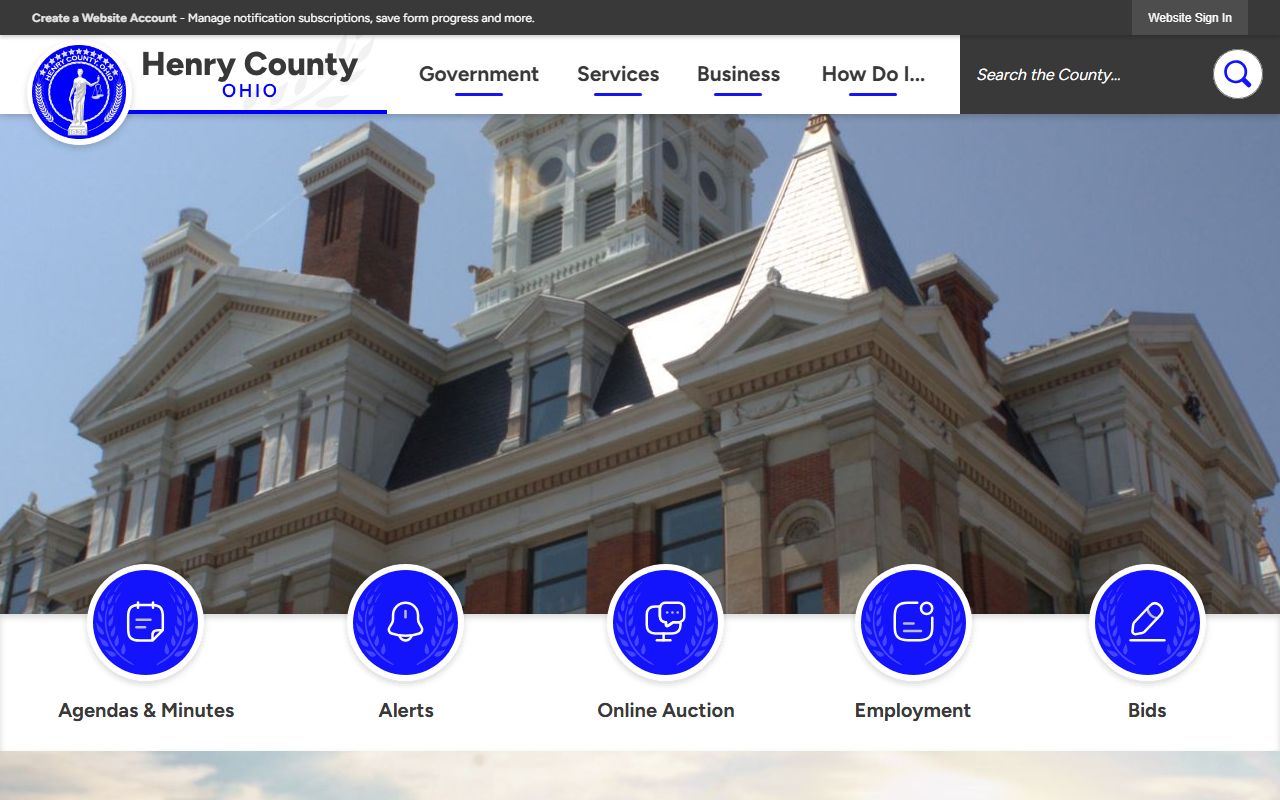 Henry County Clerk of Courts bench warrant records portal