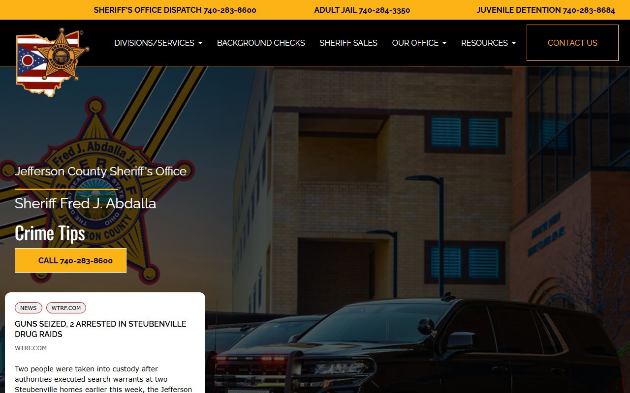 Jefferson County Sheriff bench warrant enforcement information