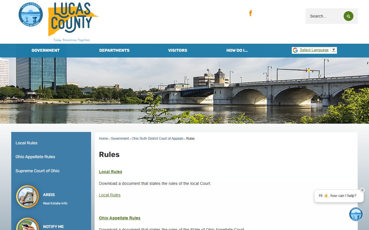 Lucas County Common Pleas Court records for bench warrants