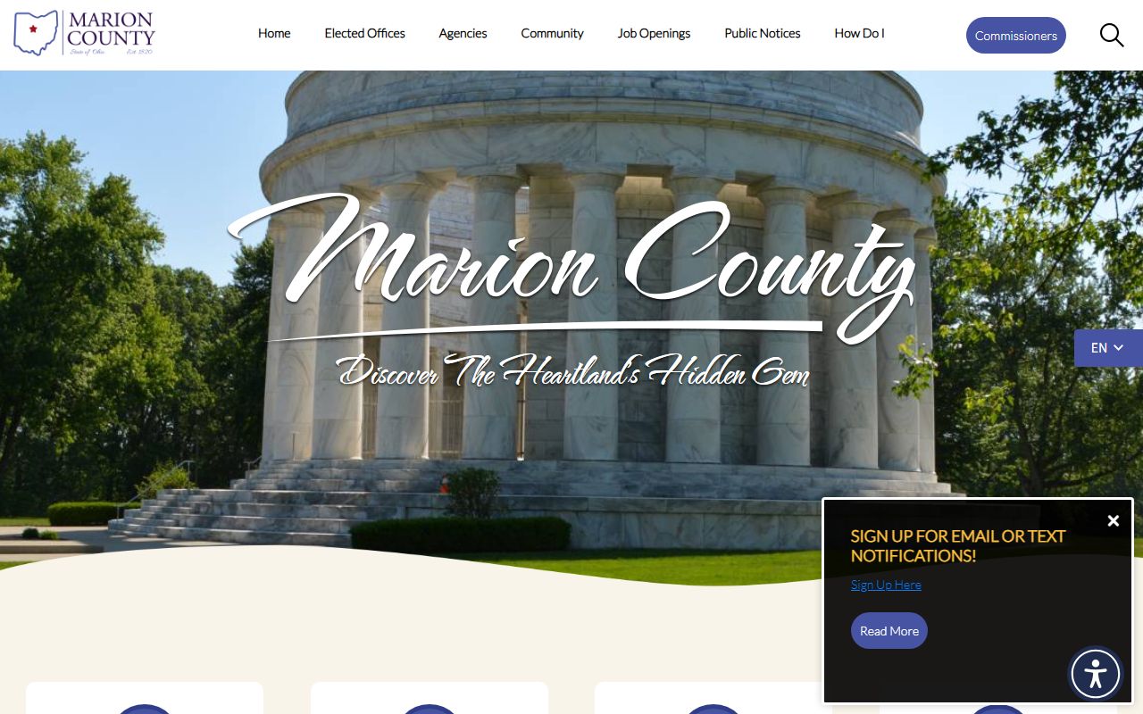 Marion County Clerk of Courts bench warrant records