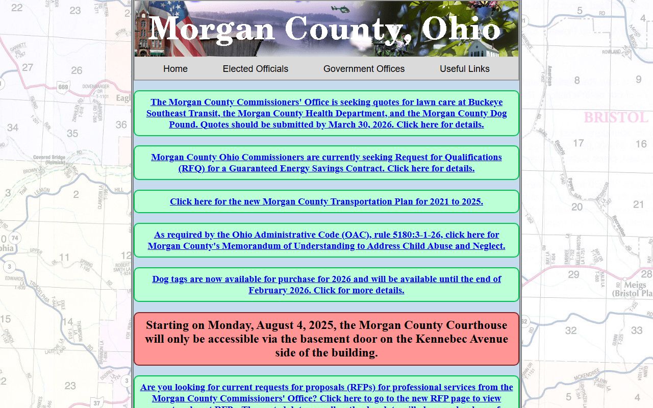 Morgan County Clerk of Courts bench warrant records