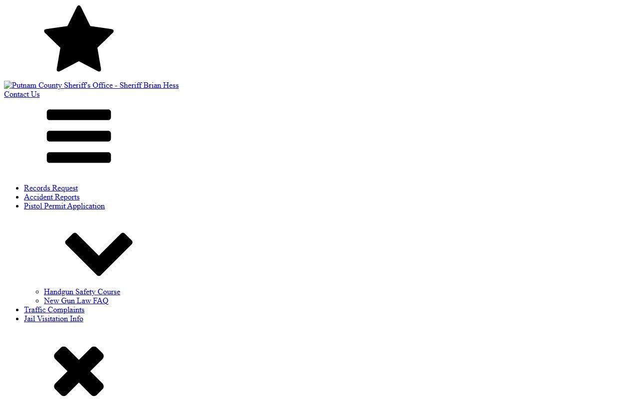 Putnam County Sheriff bench warrant search and enforcement